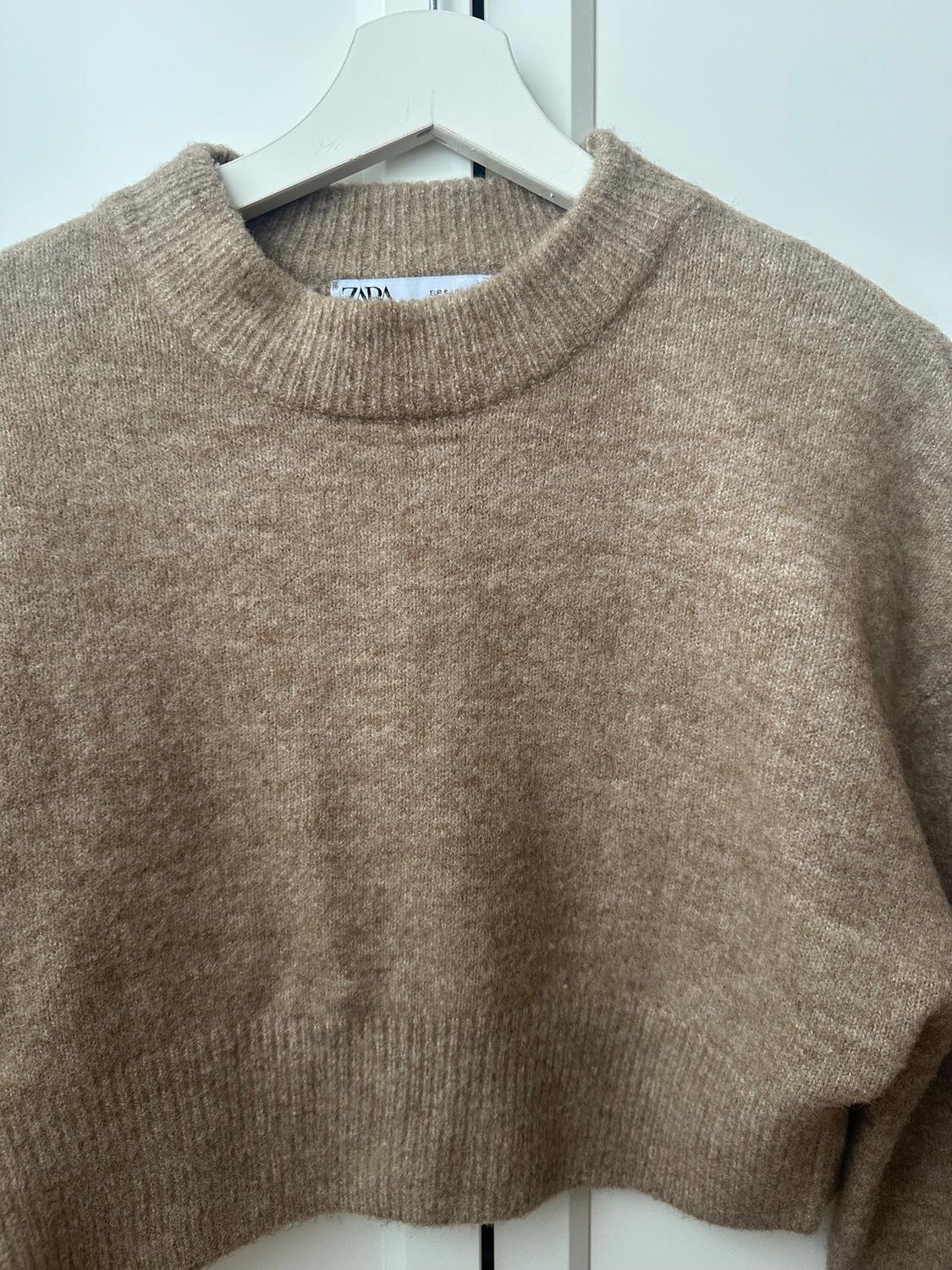 CROPPED KNIT SWEATER - Image 3