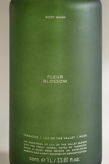 (1 L) FLEUR BLOSSOM LIQUID BODY SOAP - Green by Zara - Image 2
