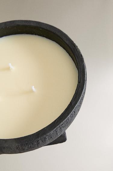(340 G) BOUGIE PARFUMÉE OMBRE D’ENCENS - Sable / Chiné de Zara - Image 3