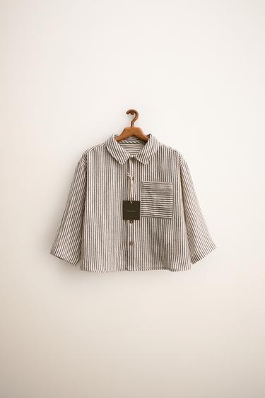 ZARA TIMELESS - STRIPED SHIRT - Ecru by Zara