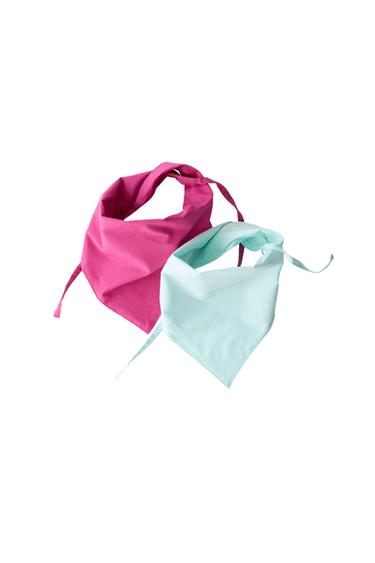 PACK DOS BANDANAS TRIANGULARES - Fucsia de Zara