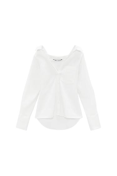 CAMISA POPELÍN ENTALLADA