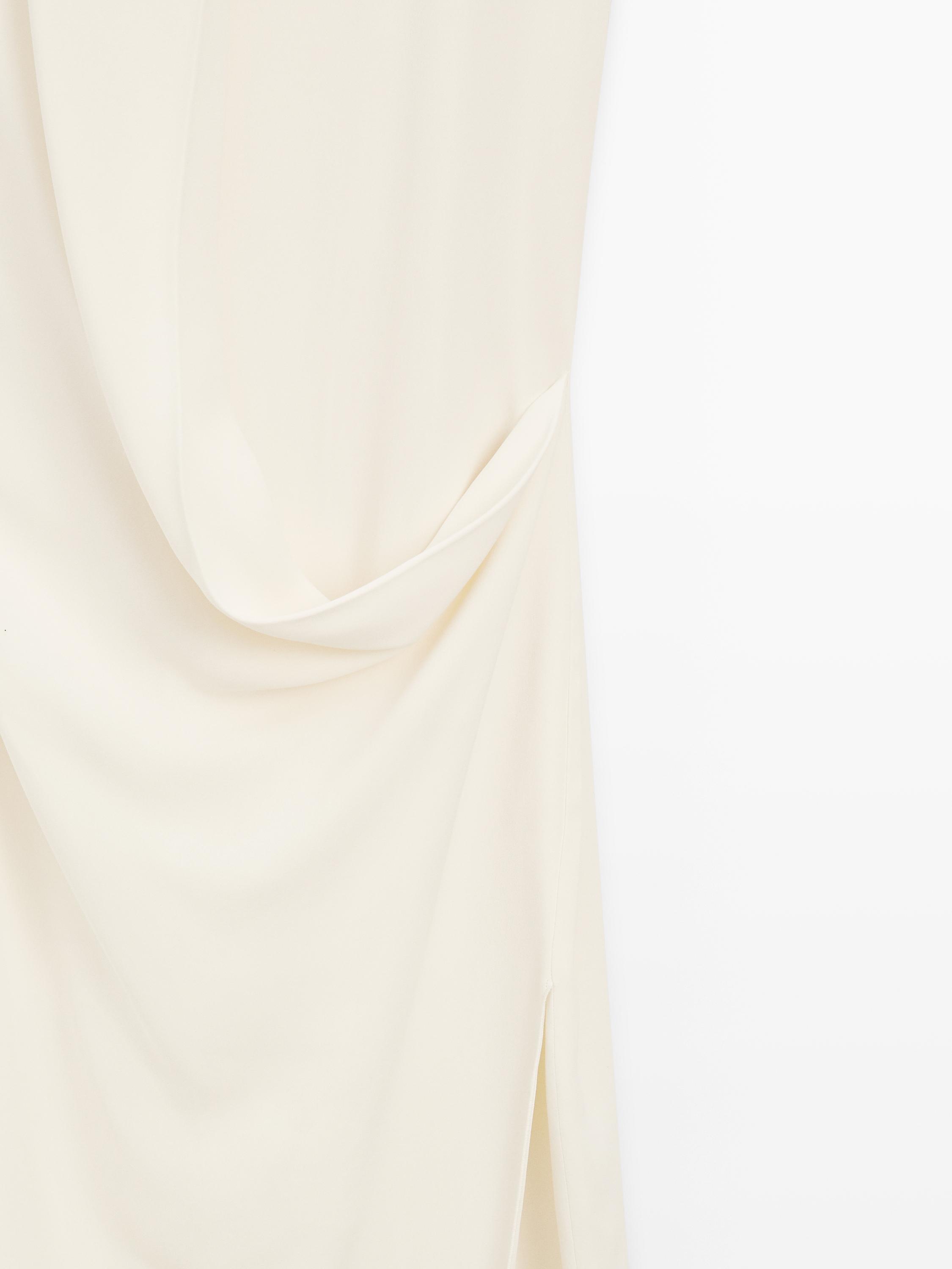 Midi dress with back detail - STUDIO
