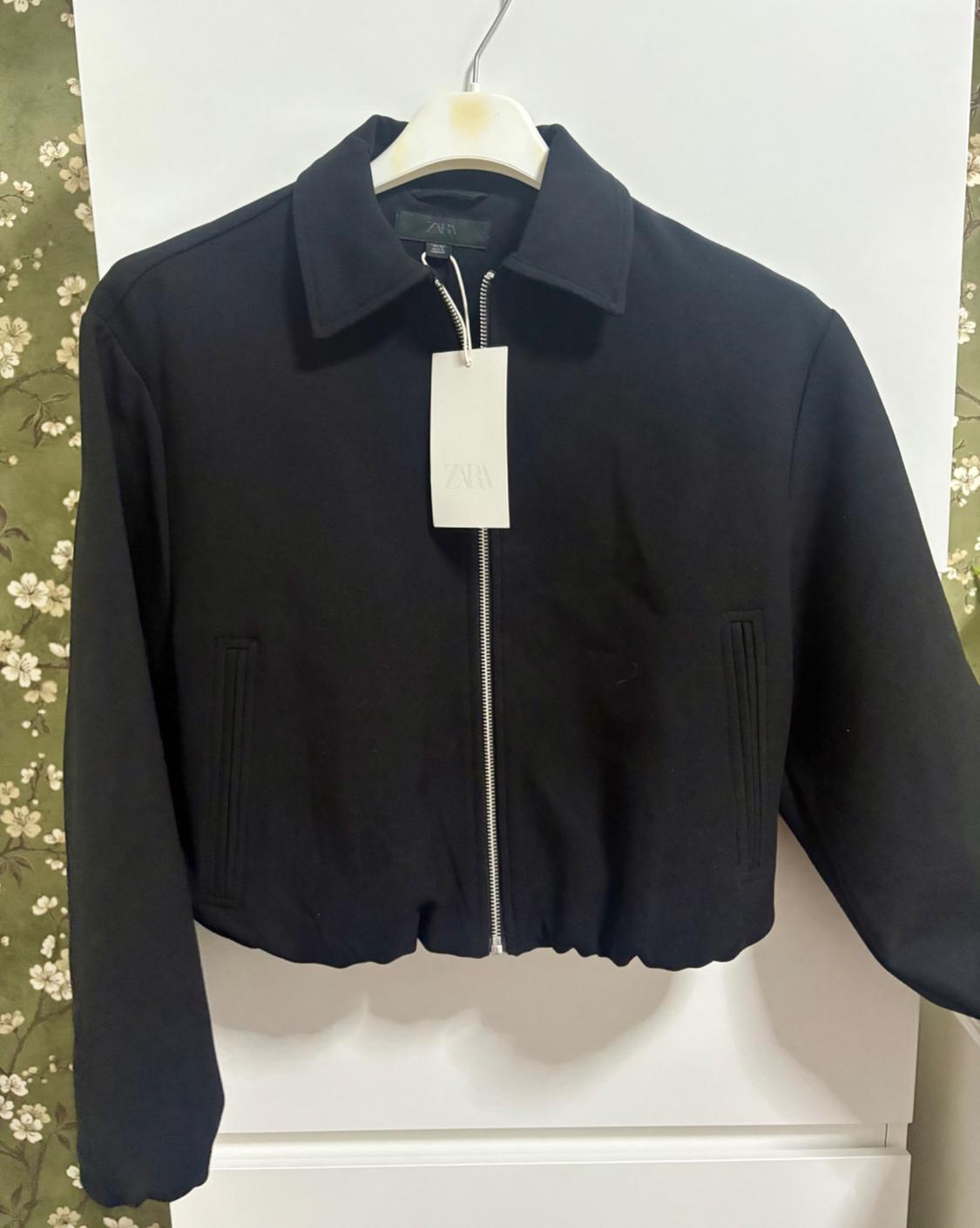PUFF-SLEEVE BOMBER JACKET - Image 2