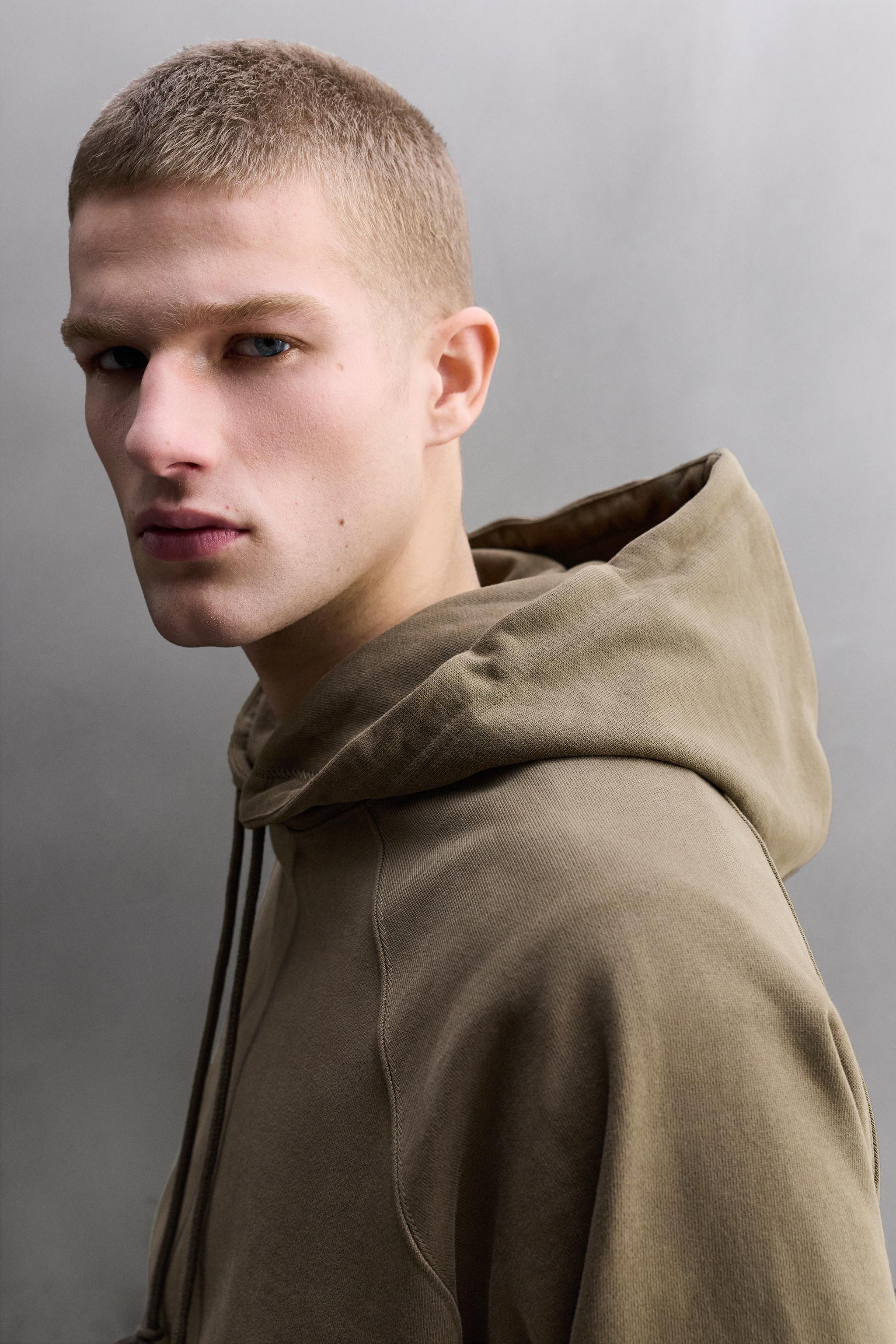 WASHED HOODIE WORKOUT SWEATSHIRT