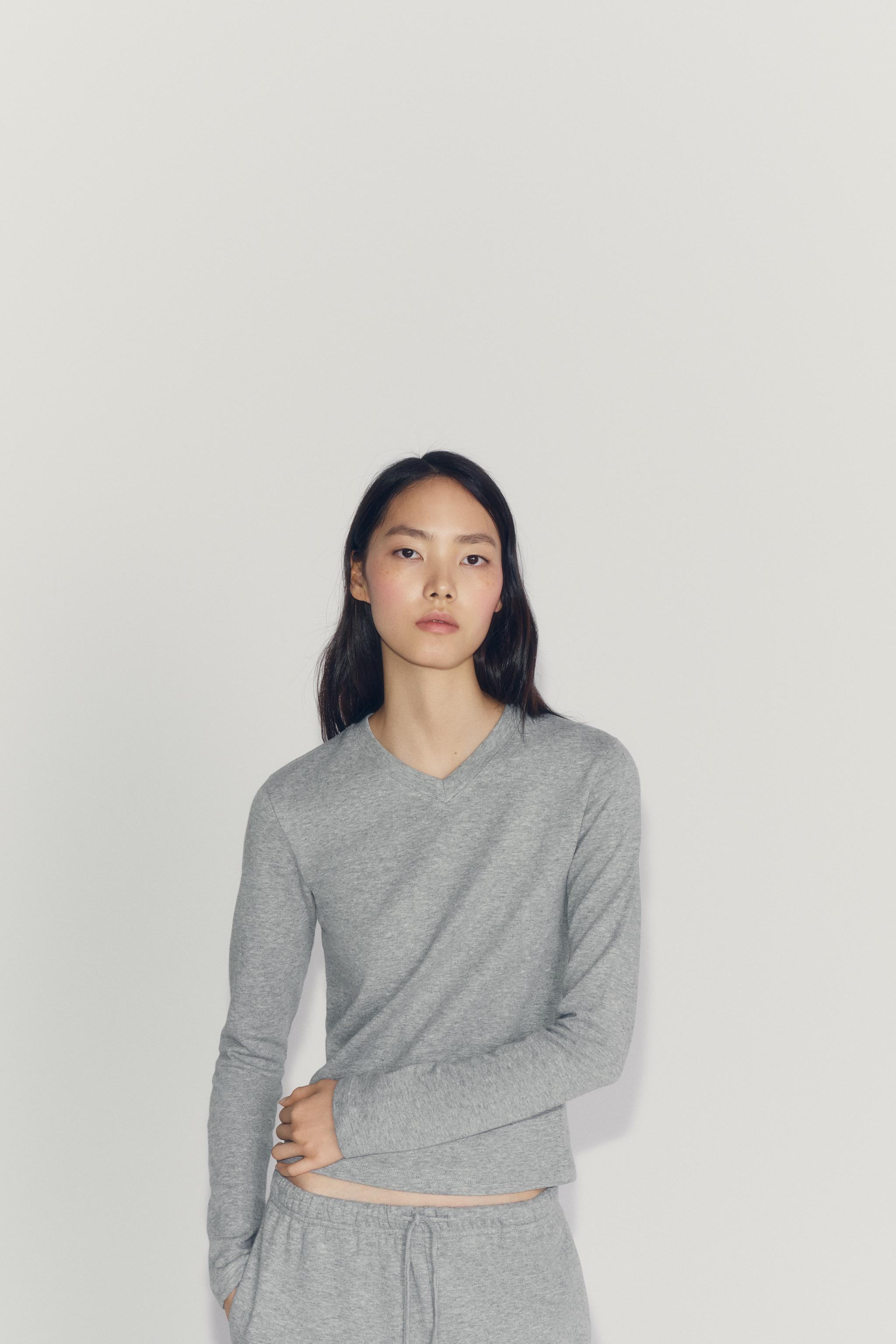 WIDE FLOWY PANTS — Gray