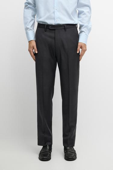 100% wool suit pants — Navy blue 2