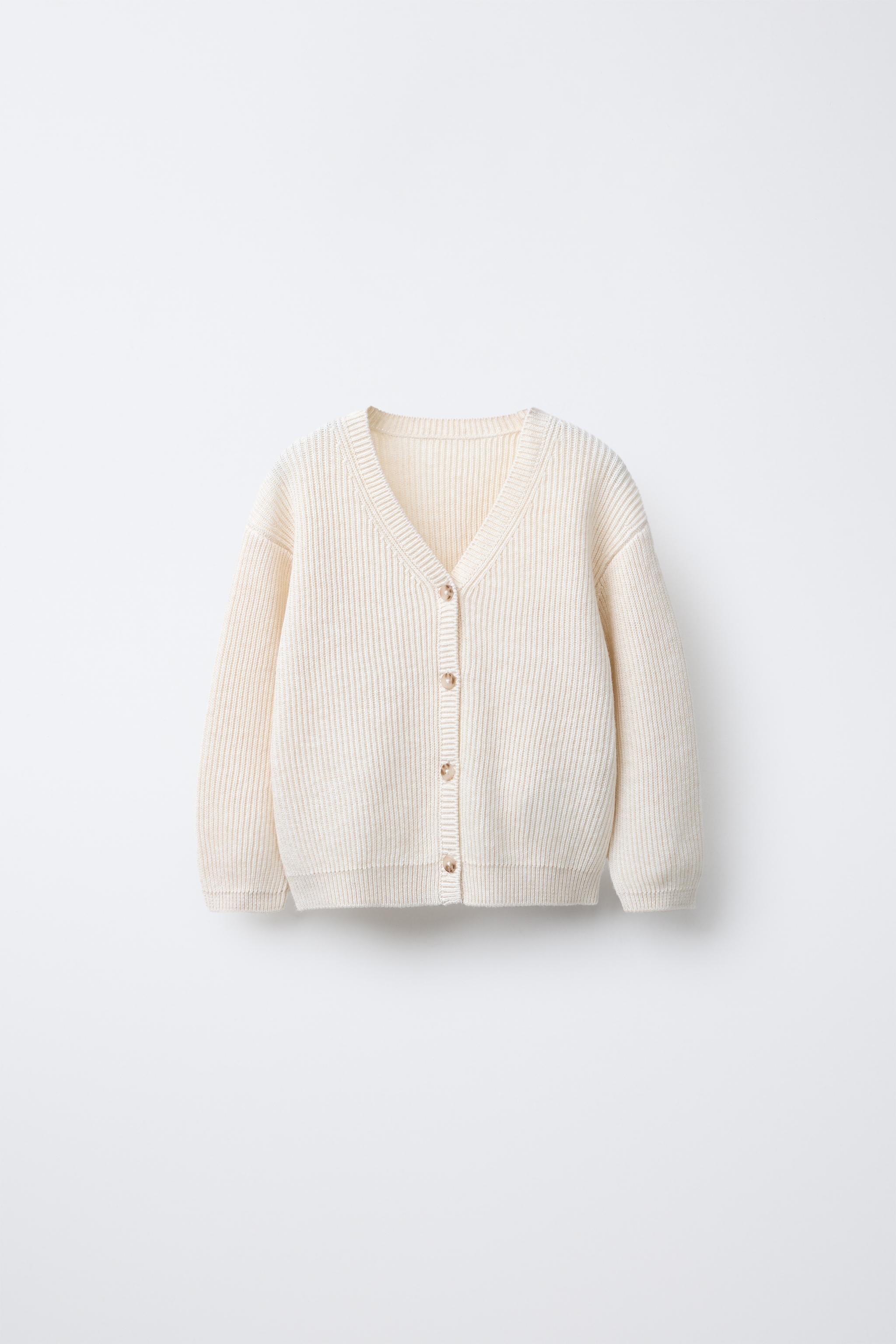 RIB KNIT CARDIGAN