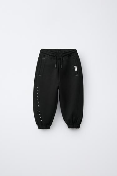 KALHOTY JOGGER INTERLOCK - Černá od Zara