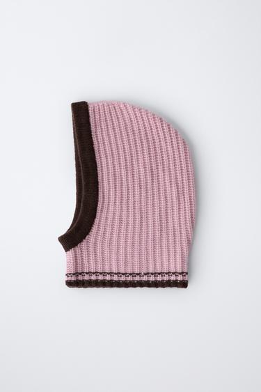 WOOL KNIT BALACLAVA SKI COLLECTION - Pink by Zara - Image 3
