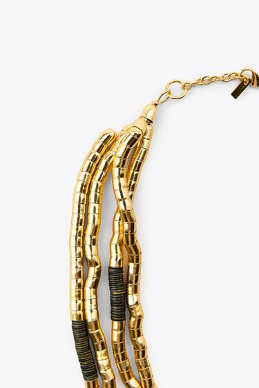 MULTI-PIECE COMBINED NECKLACE - Golden by Zara - Image 3