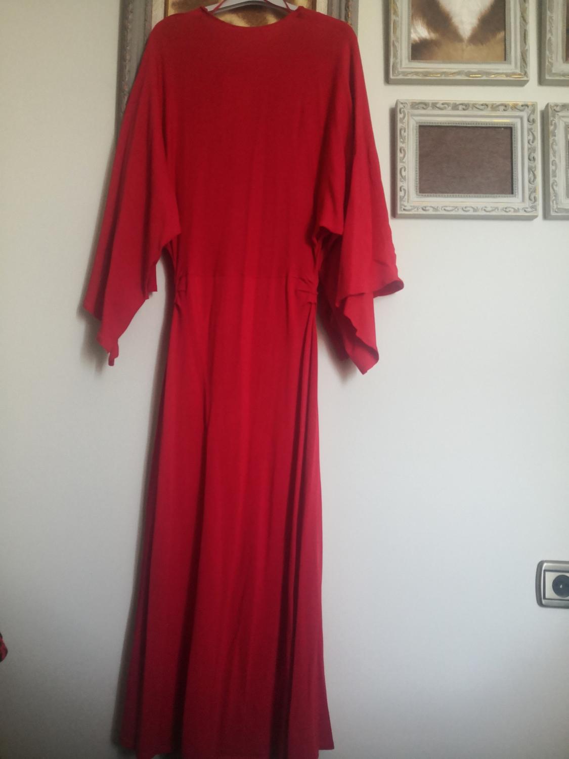 KNIT DRESS WITH CAPE SLEEVES - Image 3