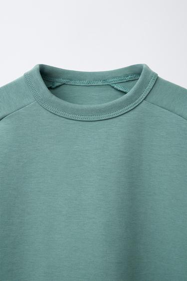 INTERLOCK LOGO T-SHIRT - Blue / Green by Zara - Image 2