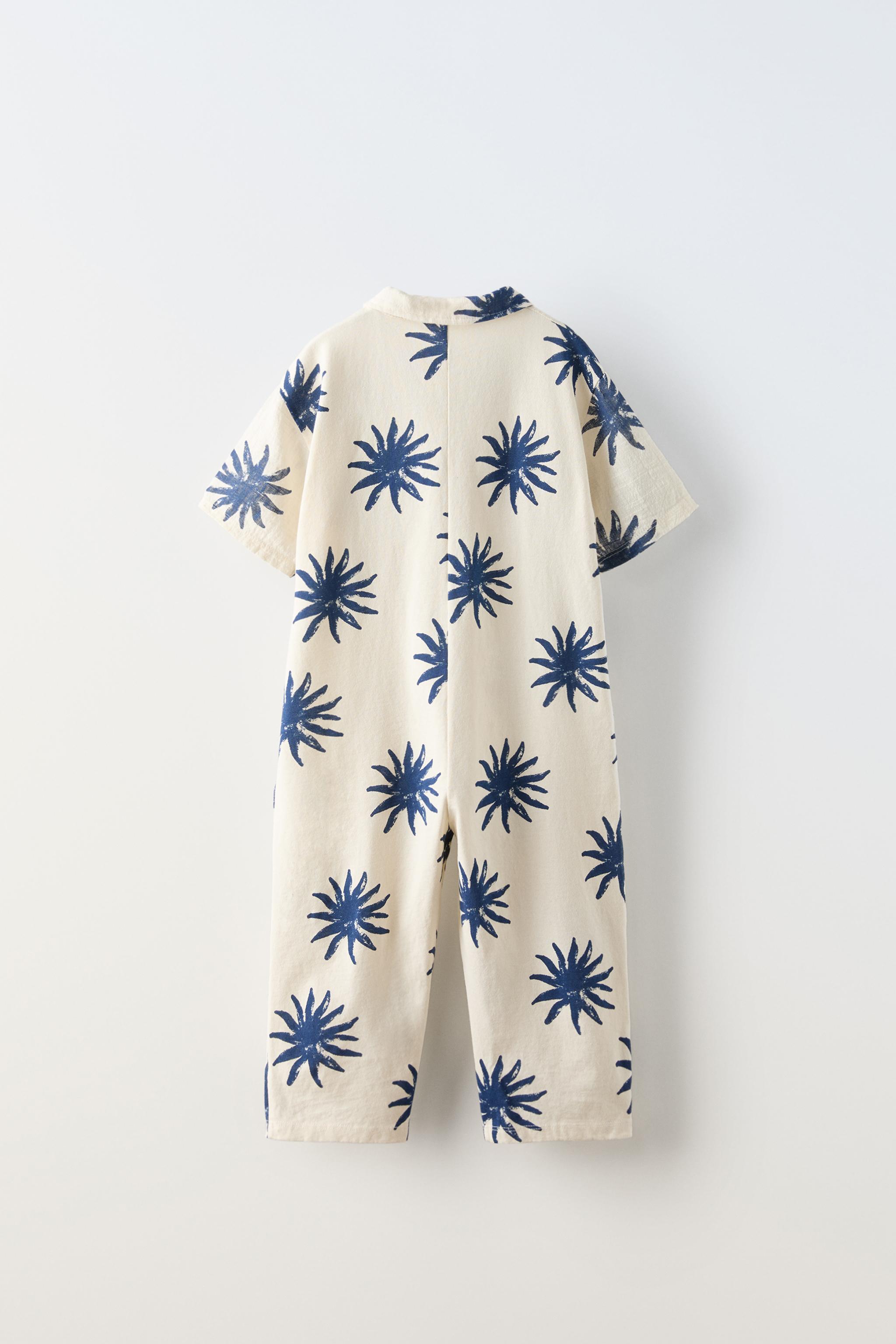 Printed jumpsuit dress zara best sale