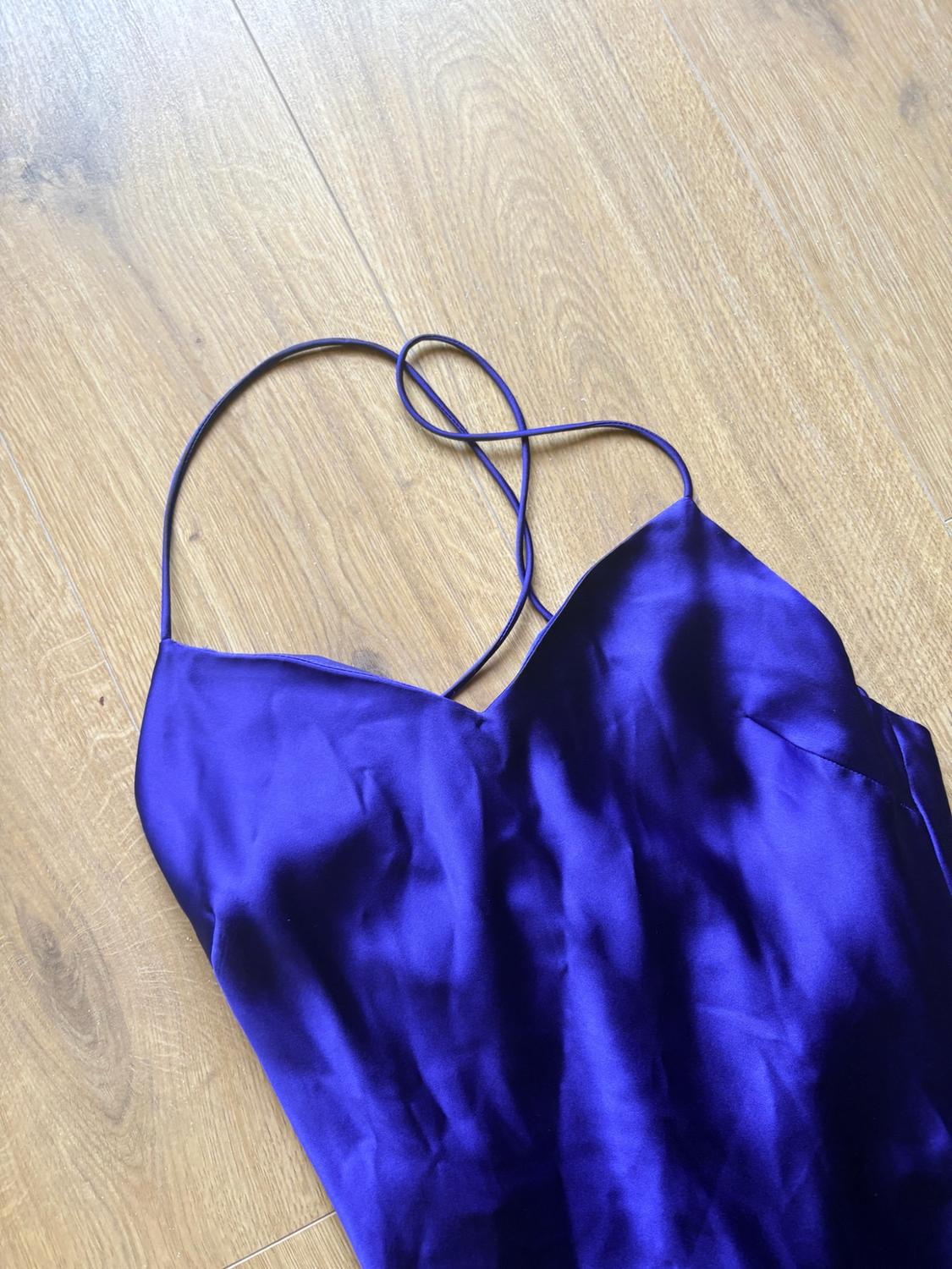 SATIN MIDI DRESS - Image 3