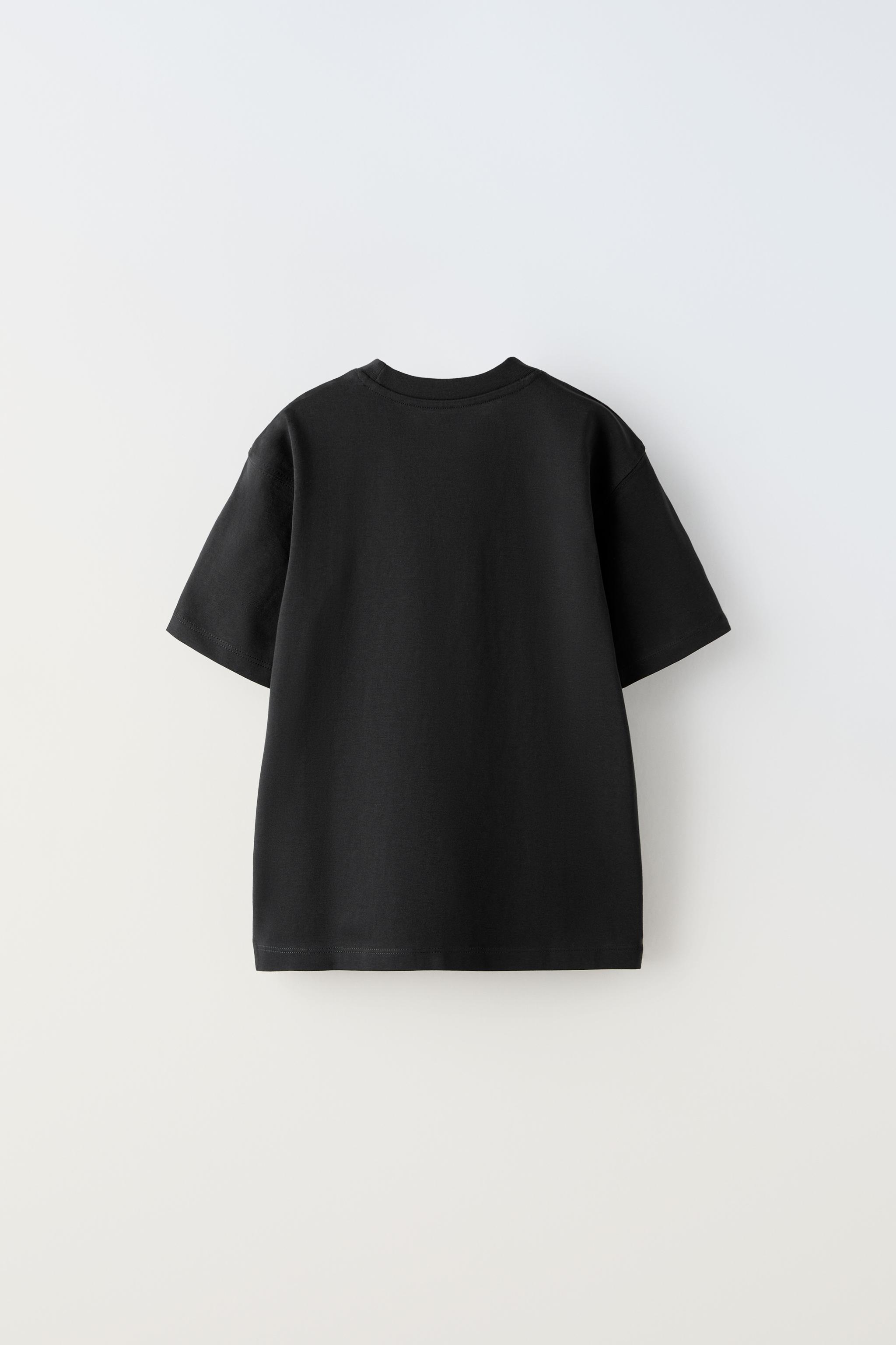 テキスト Tシャツ - ブラック | ZARA Japan / 日本