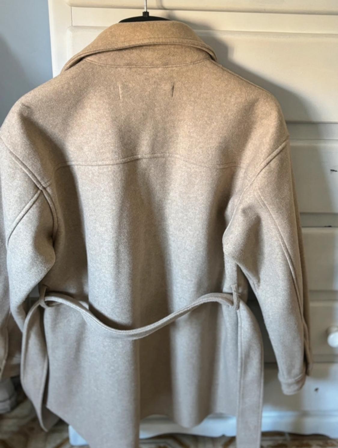 SOFT OVERSHIRT WITH BELT - Image 4