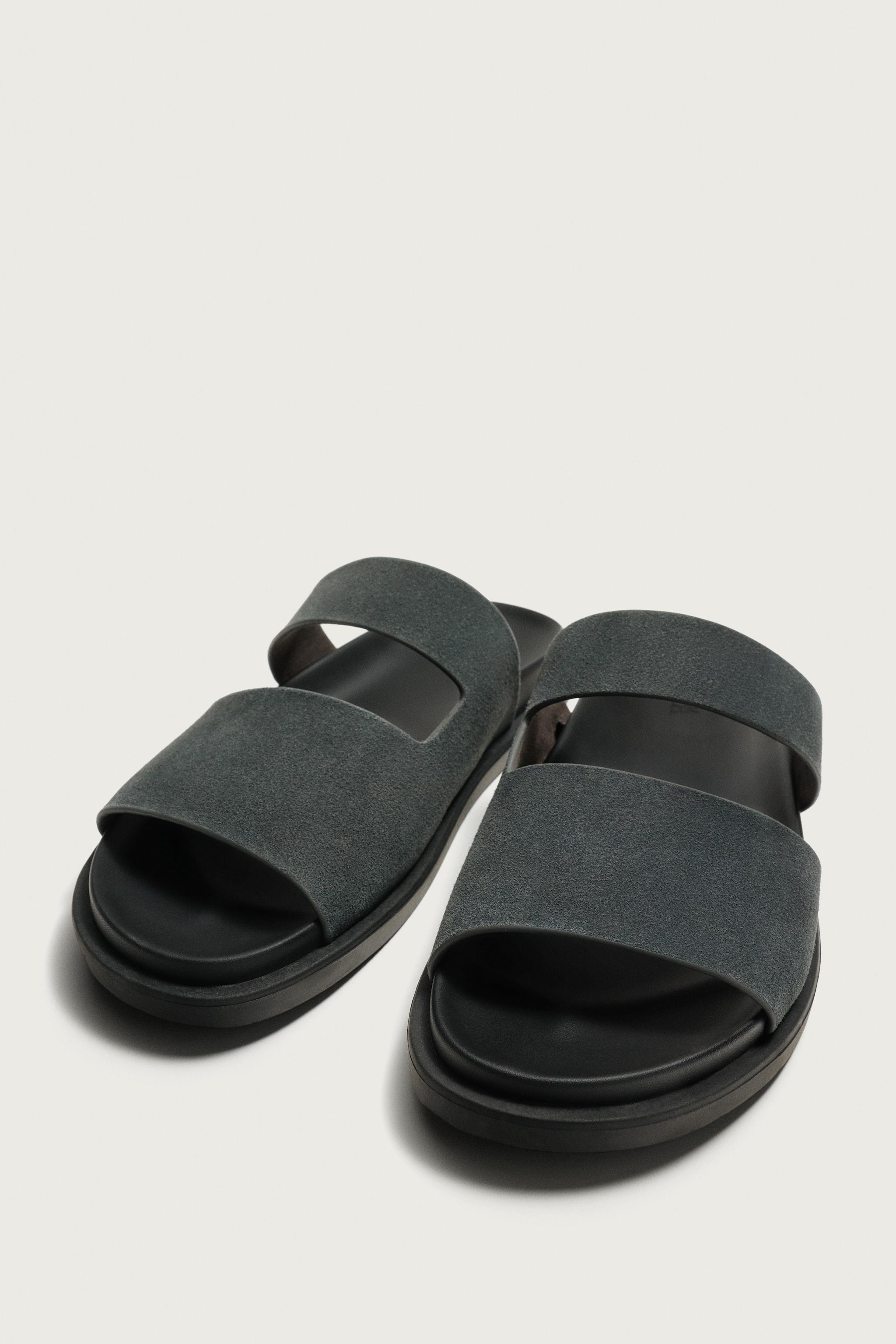 LEATHER STRAP SANDALS