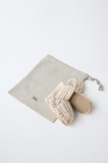 BOOTIES WITH DETAIL - Ecru White by Zara - Image 1