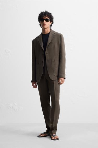 100% LINEN SUIT - 201 by Zara