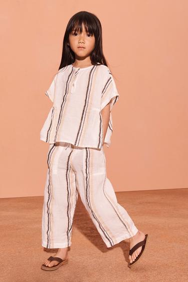 STRP TRS - Ecru by Zara - Image 1