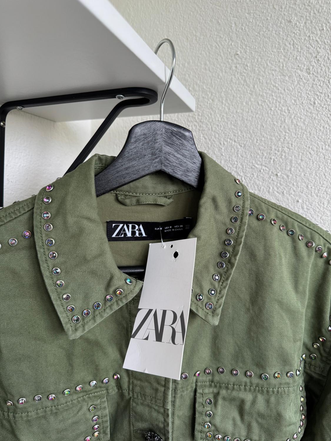 BEADED COTTON OVERSHIRT - Image 2