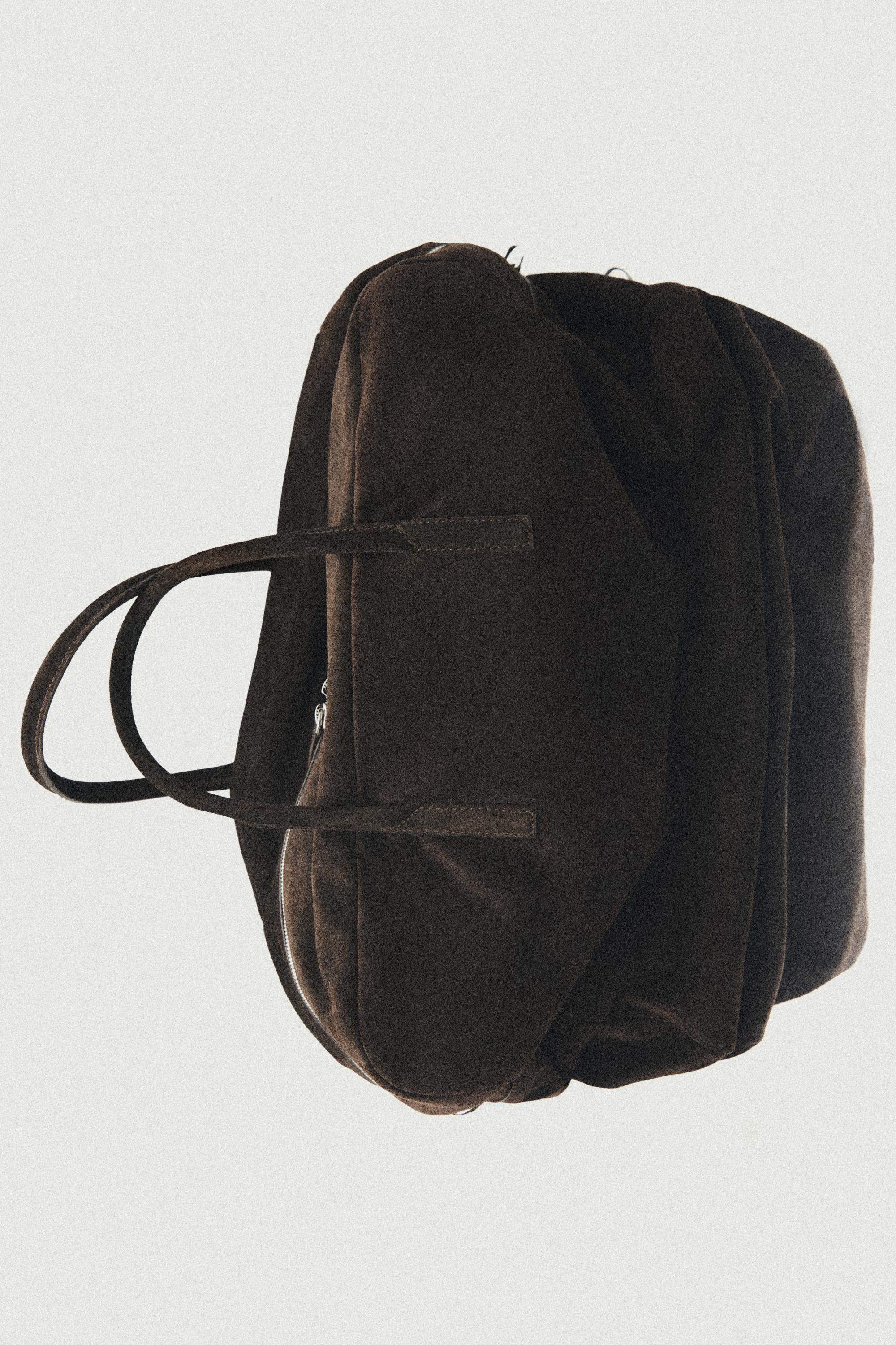Sac de voyage en cuir et daim - LIMITED EDITION
