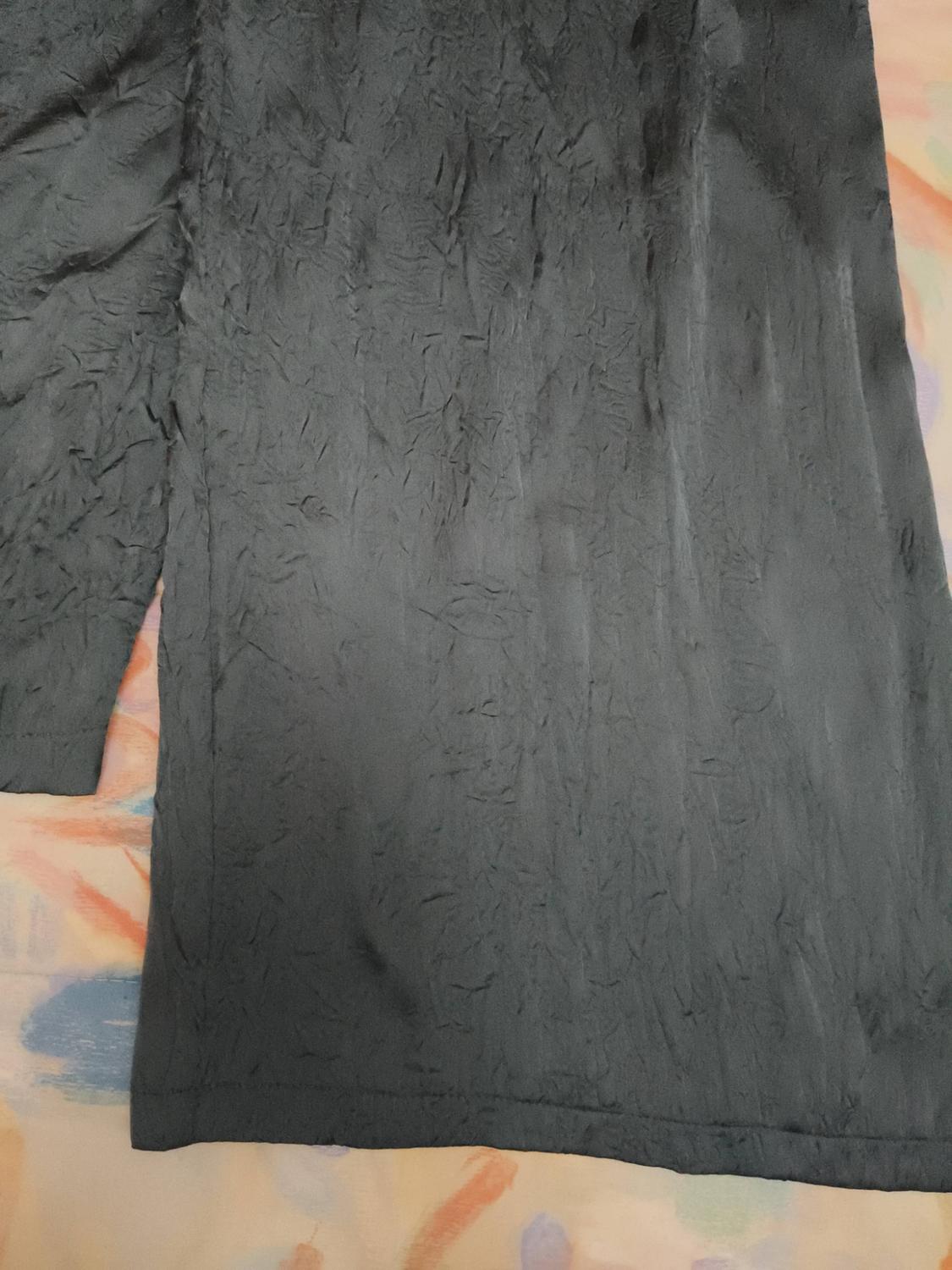 CREASED-EFFECT SATIN TROUSERS - Image 5
