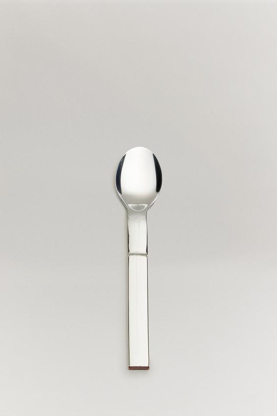 THE MBIOMA DESSERT SPOON - Steel by Zara - Image 0