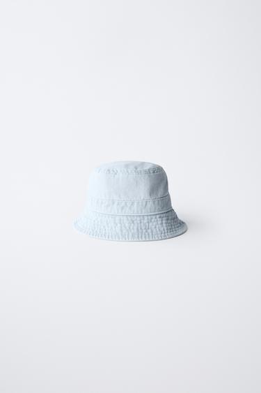 GORRO BOB DENIM - Azul de Zara - Imaxe 0