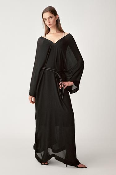 CAPE DRESS 50TH ANNIVERSARY - Black by Zara