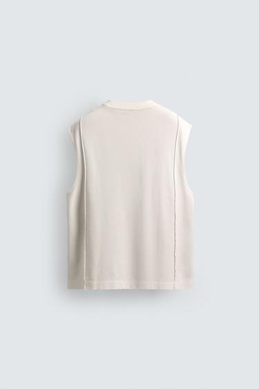 SEAM TANK TOP - White de Zara - Image 8