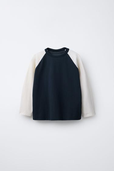 RAGLAN SLEEVE T-SHIRT BENSIMON ® X ZARA - Navy blue by Zara - Image 0