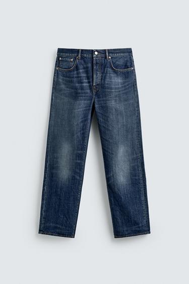 STRAIGHT ANKLE FIT LIMITED EDITION JEANS - Mid-blue by Zara