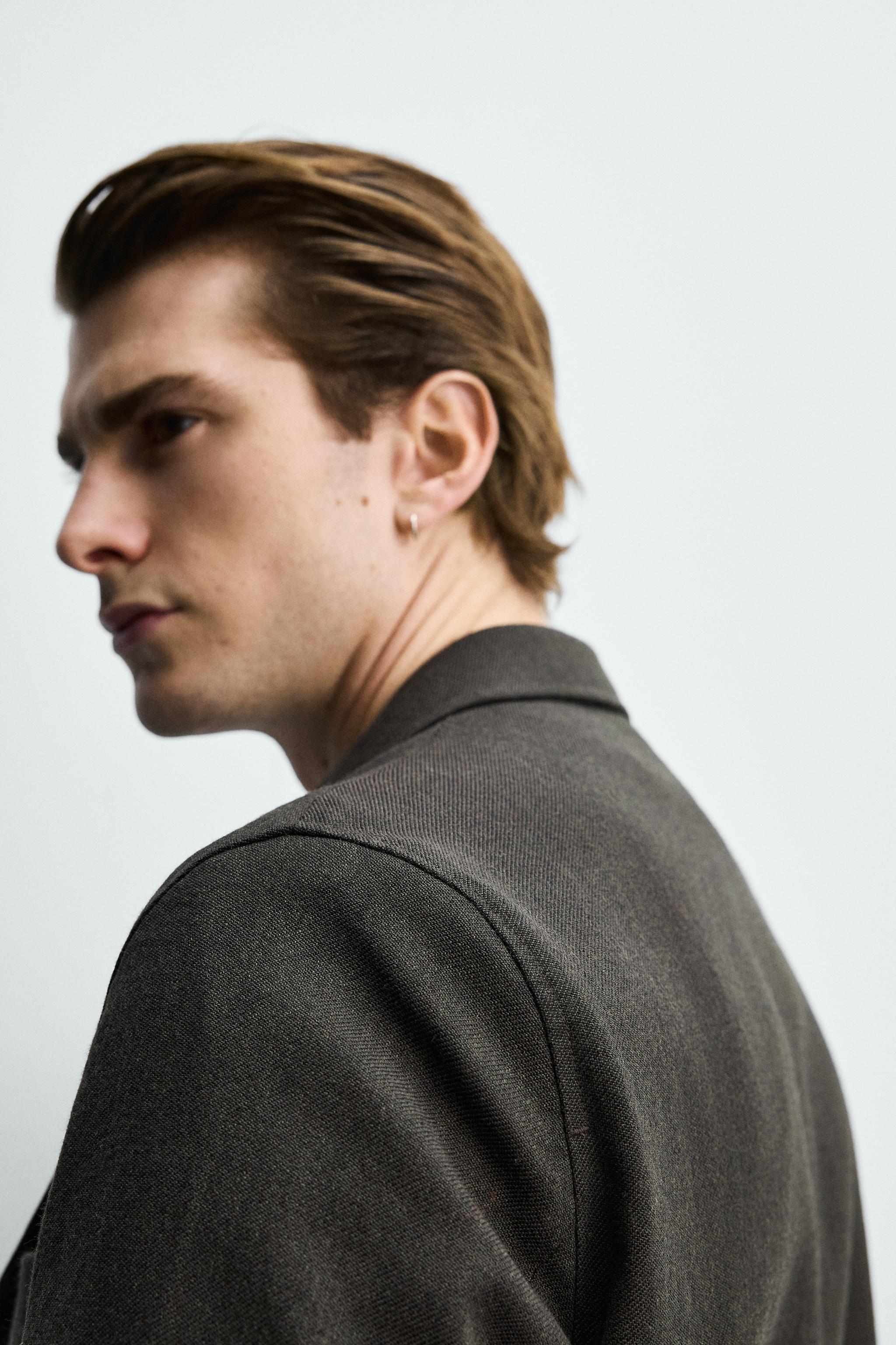 WOOL BLEND POCKET BLAZER