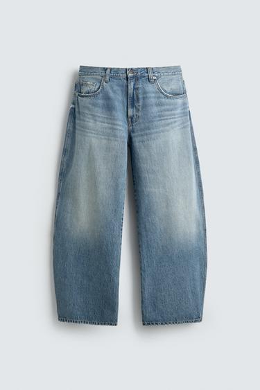 JEANS BALLOON FIT - Azul de Zara