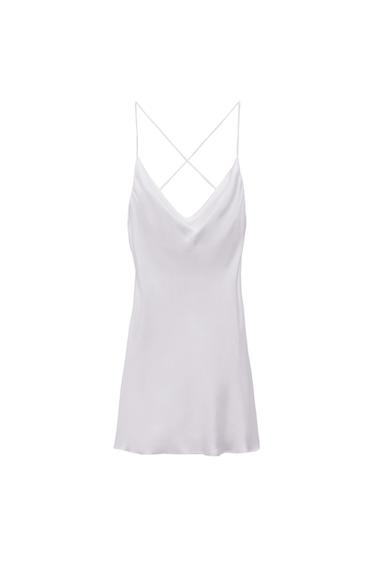 SHORT SATIN DRESS