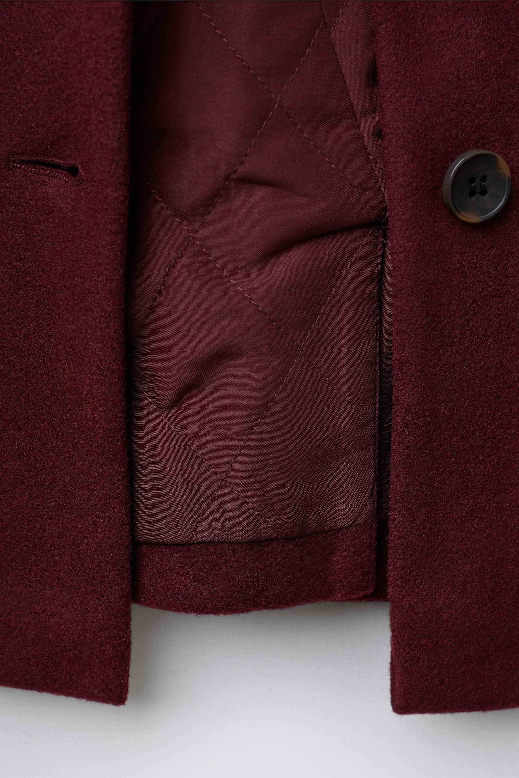 MANTEAU EN DRAP DE LAINE