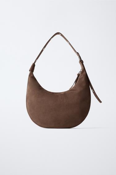 SAC PORTÉ ÉPAULE À CLOUS - Marron de Zara - Image 5
