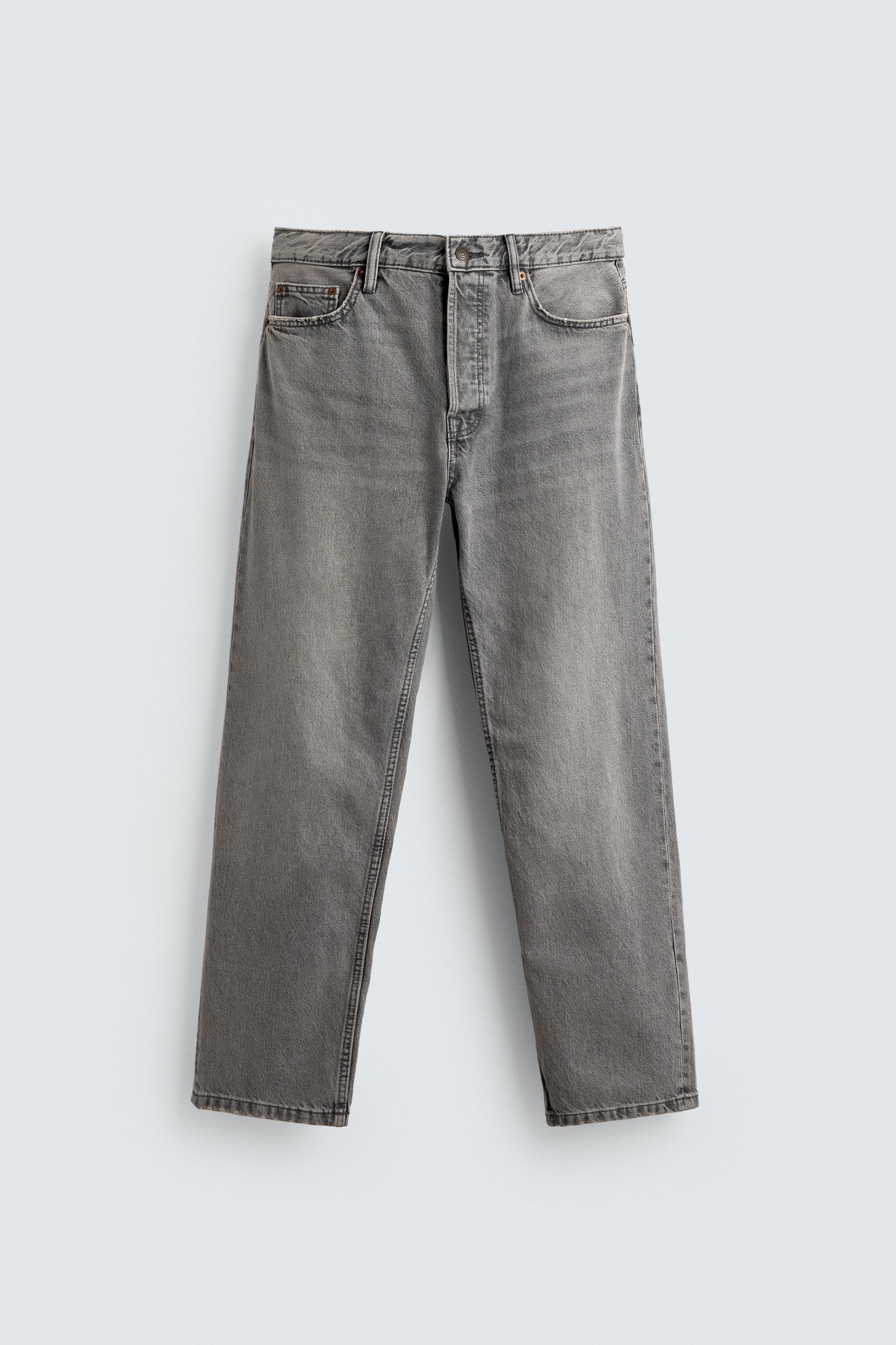 CALÇA RETA Azul-marinho ZARA Brasil