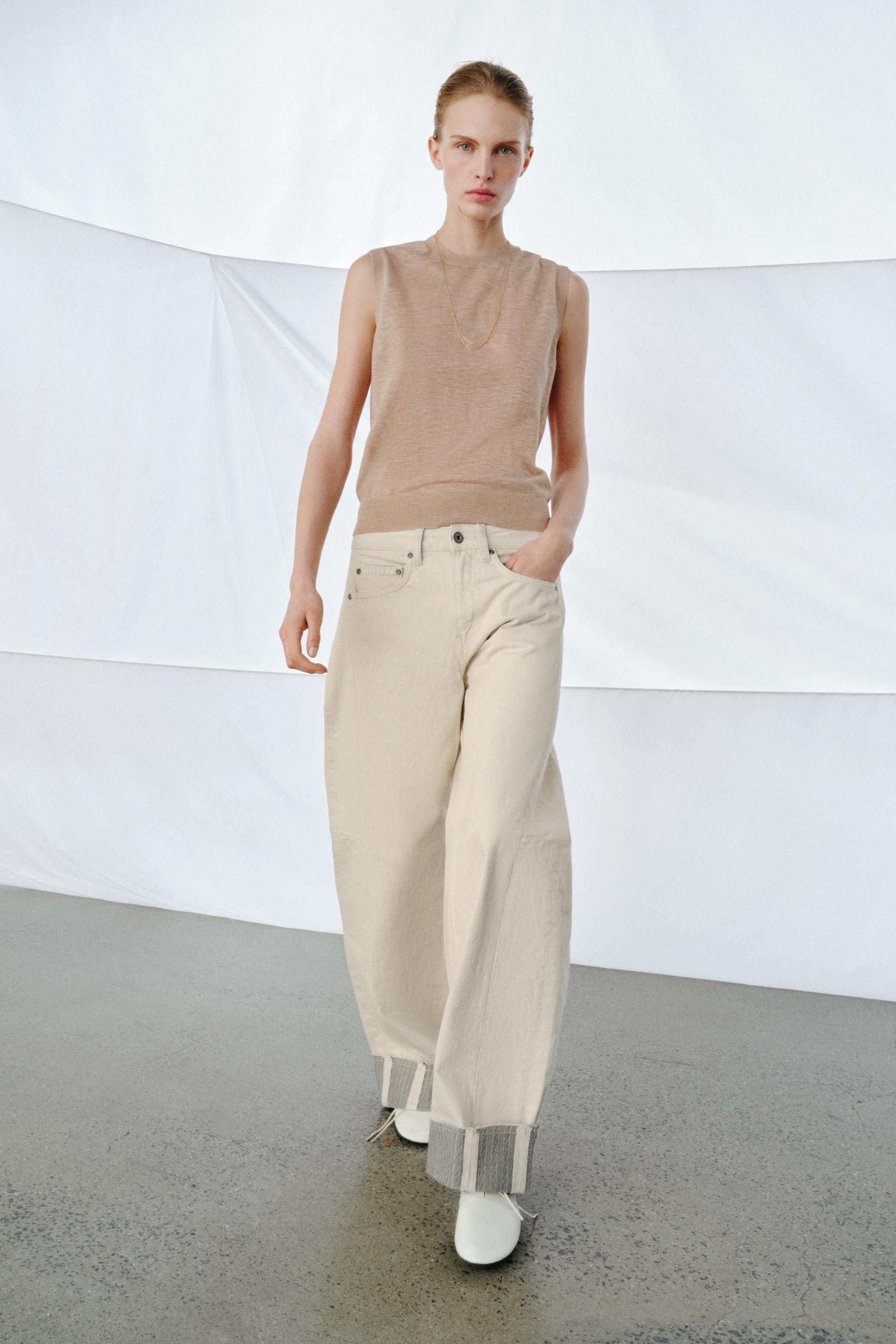 ZW COLLECTION RELAXED MID-RISE JEANS