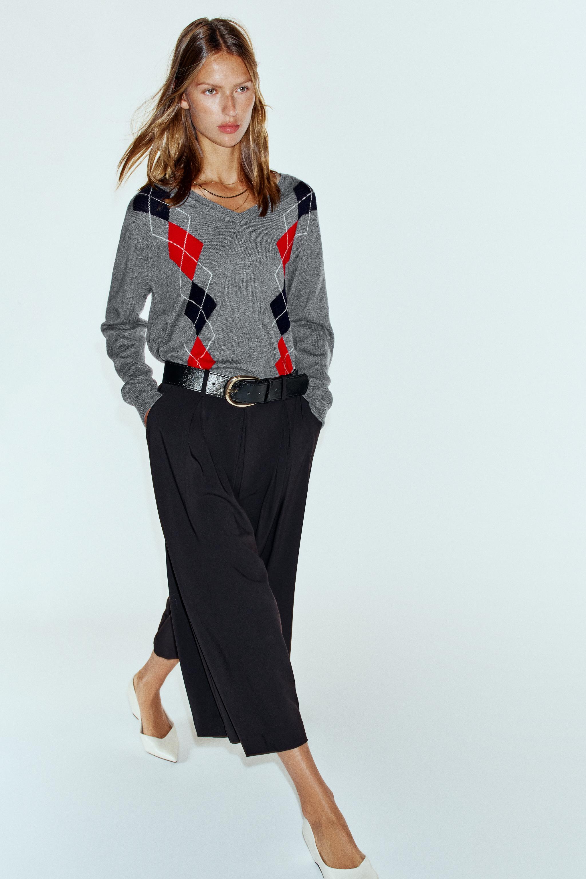 BELTED PLEATED CULOTTE PANTS