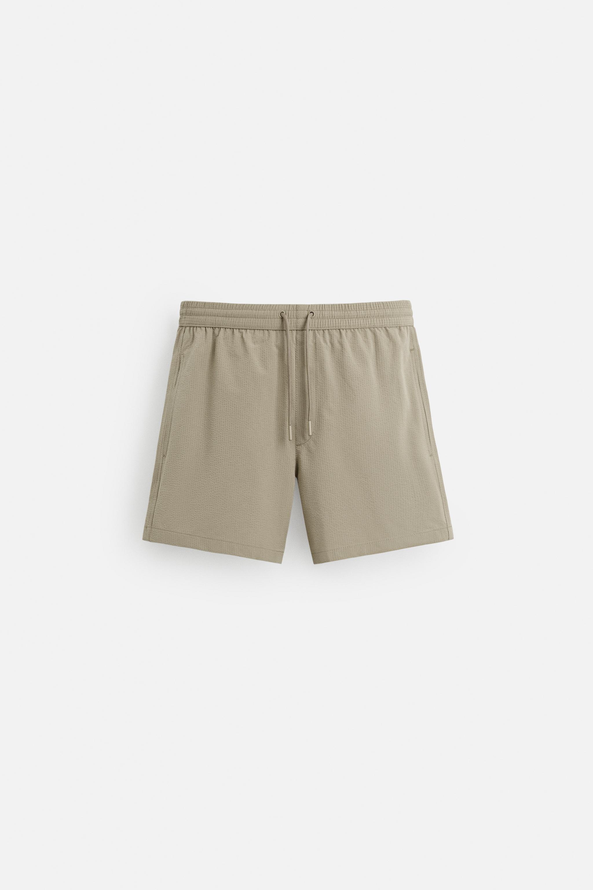 MAILLOT DE BAIN MI-LONG EN SEERSUCKER