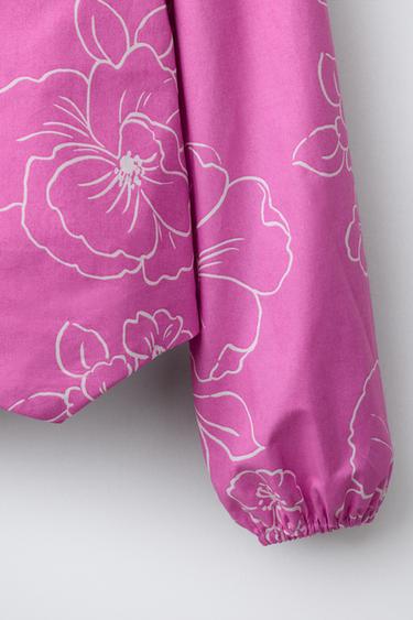 CHEMISE IMPRIMÉ FLEURS - Rose / Blanc de Zara - Image 3