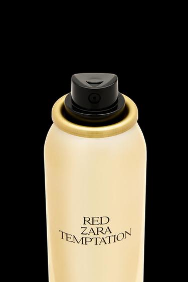 RED ZARA TEMPTATION BODY GLITTER SPRAY - TINTED LEATHER by Zara