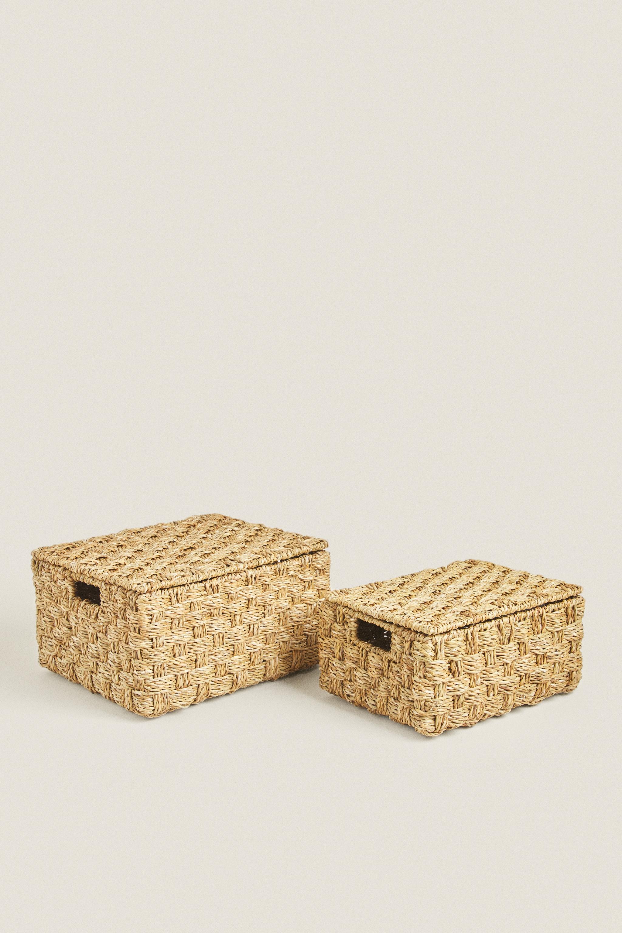 WOVEN BASKET - Light beige | ZARA United States