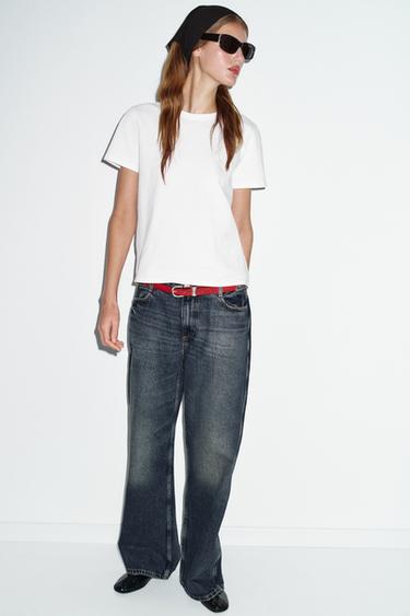 JEANS Z1975 STRAIGHT VITA MEDIA - Blu di Zara
