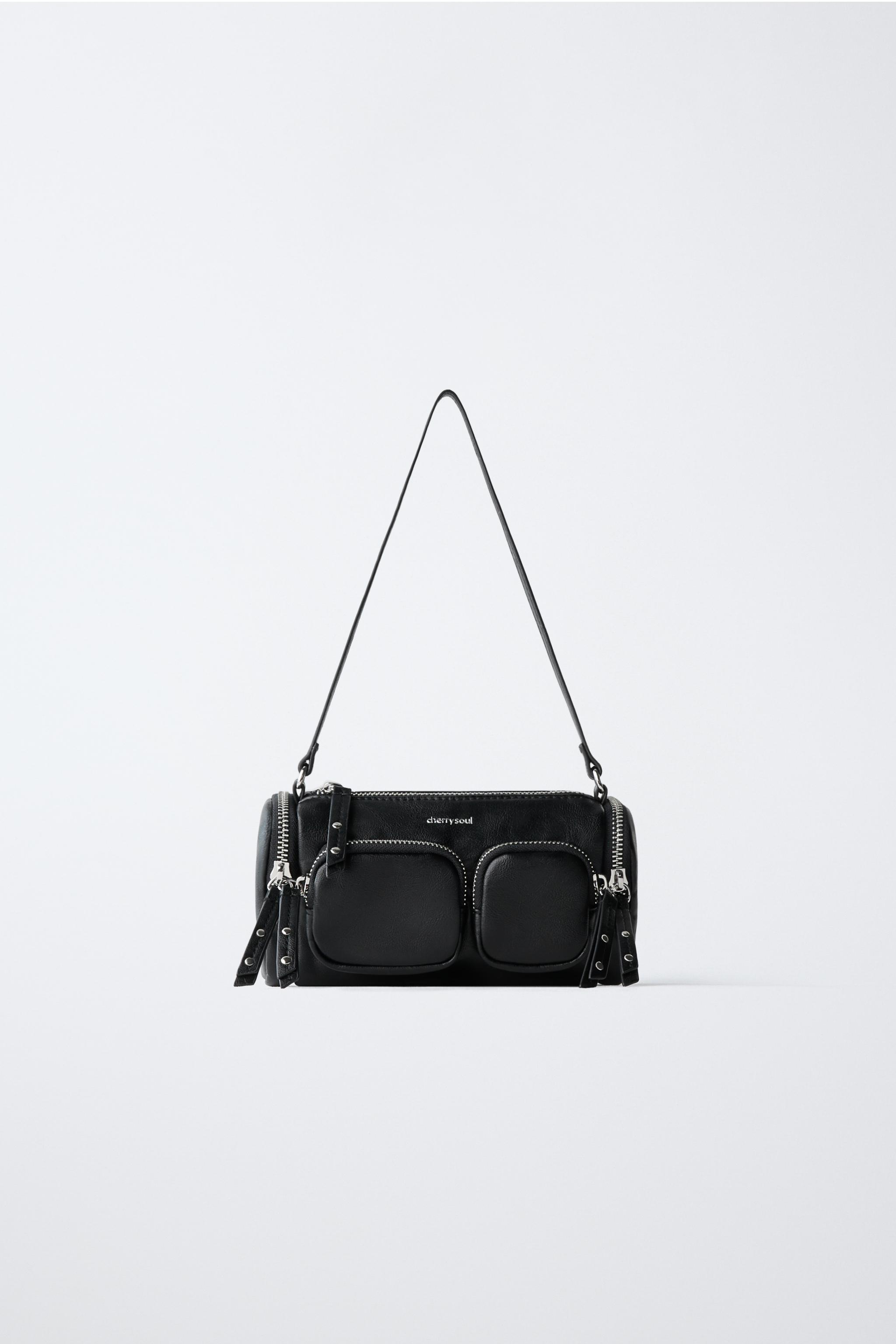 POCKET SHOULDER BAG - Maroon | ZARA United States