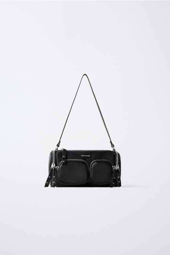 SHOULDER BOLSILLOS - Negro de Zara - Imagen 0