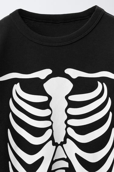 2-6 YEARS/ GLOW-IN-THE-DARK SKELETON PYJAMAS - Black by Zara - Image 5